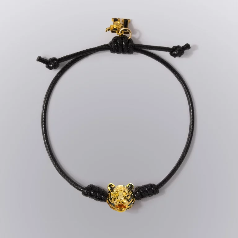กำไลเชือก เสือเหลียวหลัง เนื้อทองเหลือง - Highness Amulet