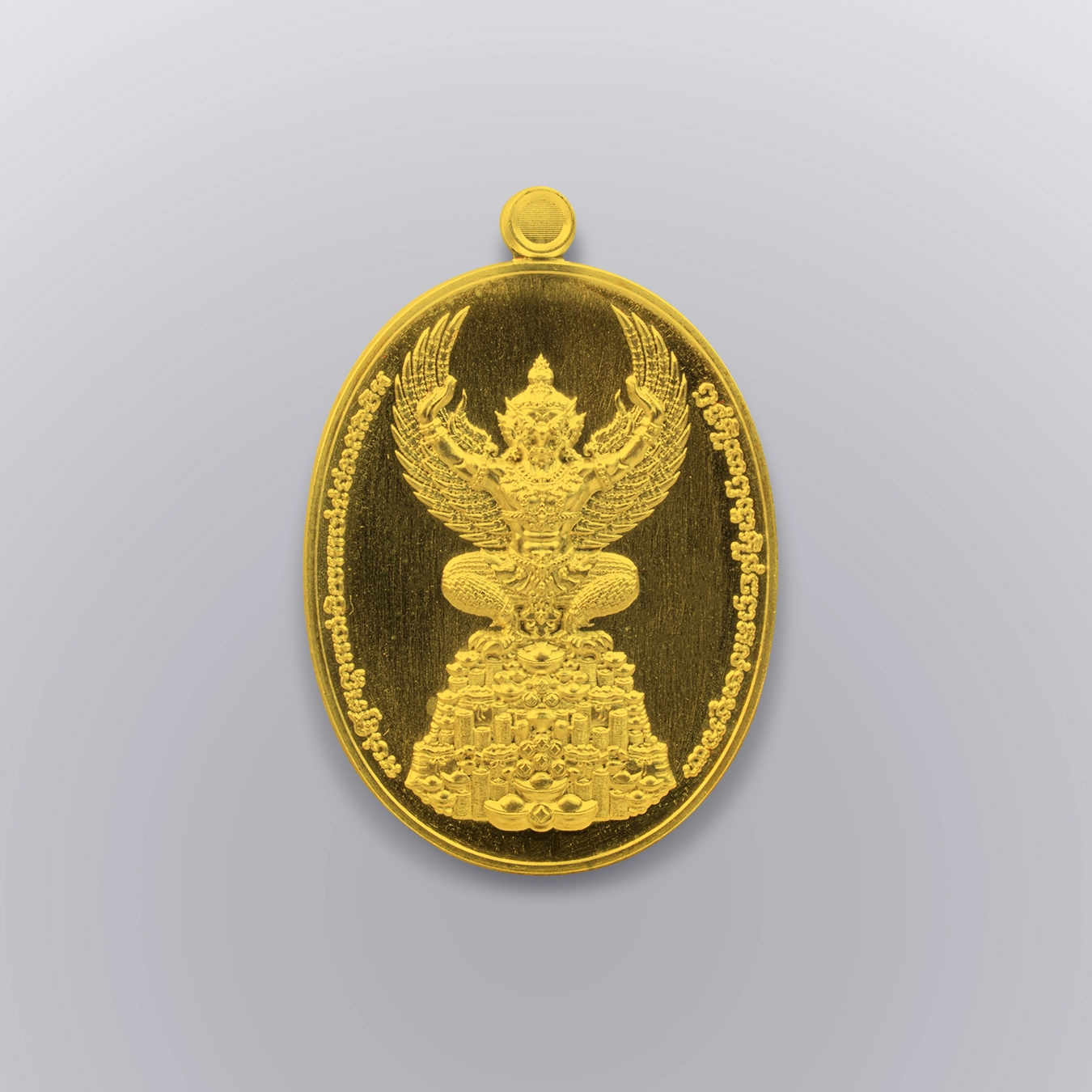 เหรียญพญาครุฑ รุ่นครุฑมงคลทรัพย์ เนื้อทองคำ