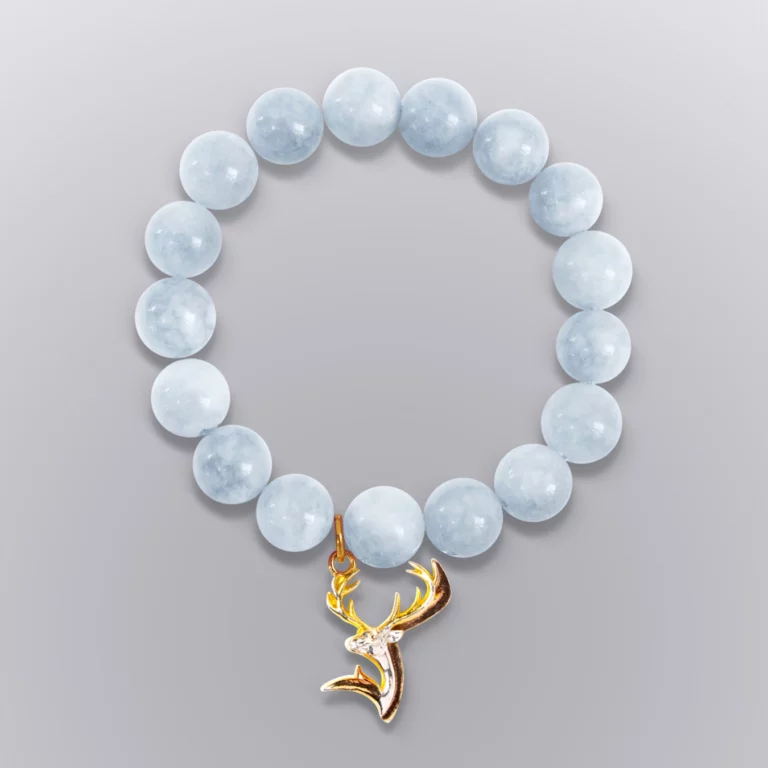 กำไลหินมงคล กวางเหลียวหลัง เนื้อ 2 กษัตริย์ - Highness Amulet