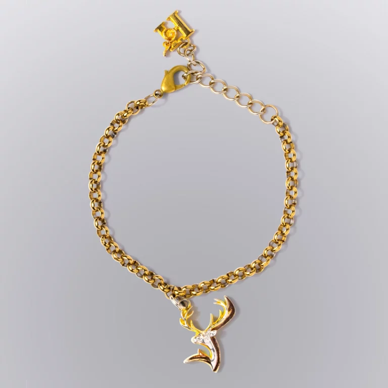 โซ่ข้อมือ กวางเหลียวหลัง เนื้อ 2 กษัตริย์ - Highness Amulet