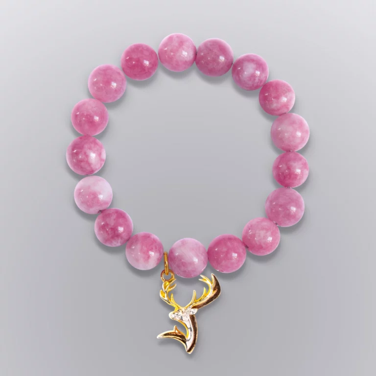 กำไลหินมงคล กวางเหลียวหลัง เนื้อ 2 กษัตริย์ - Highness Amulet